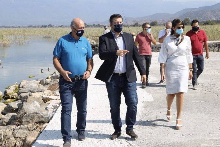 Αυτοψία του Απ. Τζιτζικώστα στα έργα που υλοποιεί η Περιφέρεια στη Λίμνη Δοϊράνη στο Κιλκίς – OTA VOICE