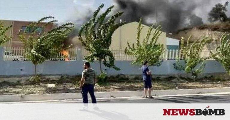 Δύο πυρκαγιές στην Κρήτη: Στις φλόγες εργοστάσιο στο Ηράκλειο – Πυρκαγιά και στον Αγ. Νικόλαο