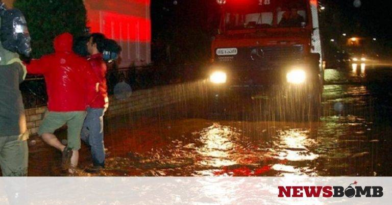 Κακοκαιρία Ιανός – Καρδίτσα: Έσπασε το ανάχωμα στον ποταμό Καράμπαλη, πλημμυρίζει η πόλη