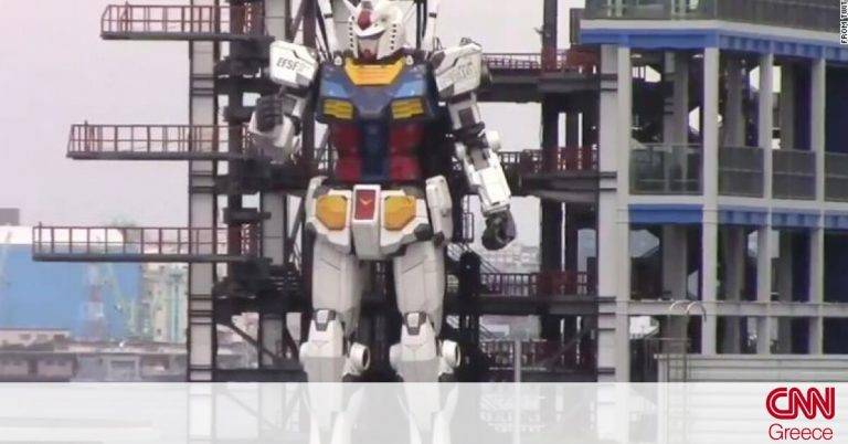 Συγκλονιστικό βίντεο: Ένα γιγαντιαίο ρομπότ κάνει τα πρώτα του βήματα στους δρόμους της Γιοκοχάμα