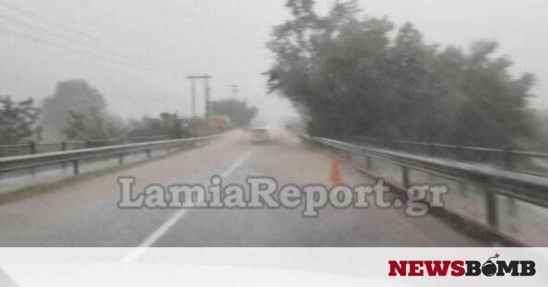 Κακοκαιρία Ιανός: Έκλεισε η εθνική οδός Λαμίας – Καρπενησίου