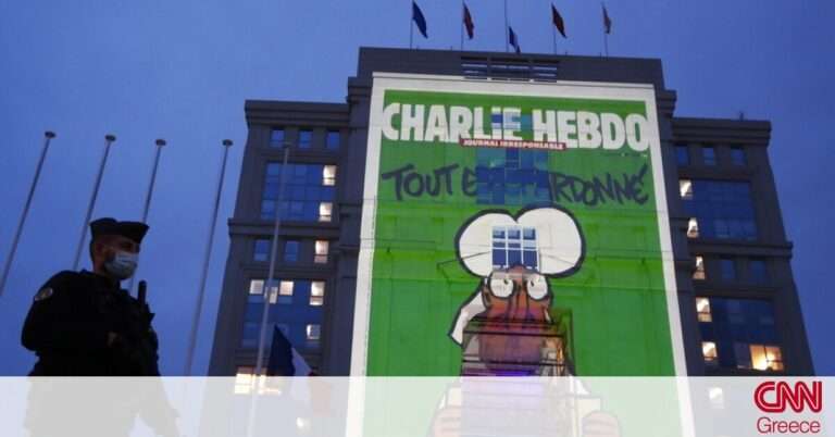 Γαλλία: Σκίτσα του Charlie Hebdo σε κυβερνητικά κτήρια με άδεια Μακρόν