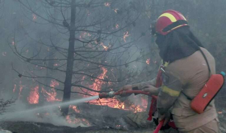 Χωρίς ενεργό μέτωπο η φωτιά στη Λευκίμμη – Παραμένουν στην περιοχή ισχυρές πυροσβεστικές δυνάμεις | newsbreak