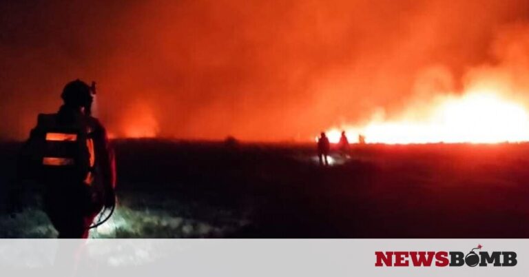 Φωτιά στη Σητεία: Στις φλόγες η περιοχή Χανδρά