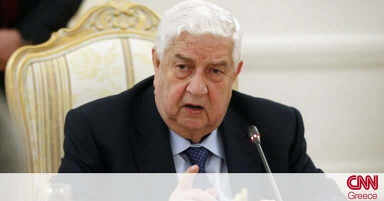Πέθανε ο βετεράνος υπουργός Εξωτερικών της Συρίας Ουάλιντ αλ Μουάλεμ