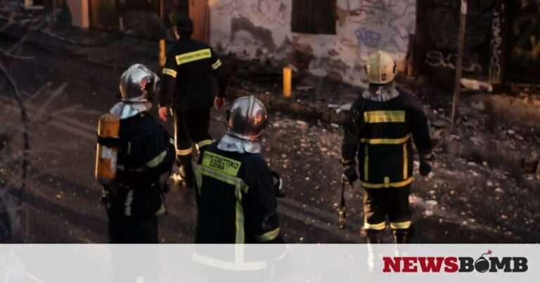 Φωτιά στην Αθήνα: Στις φλόγες παράπηγμα της Ανοιχτής Δομής Φιλοξενίας Βοτανικού