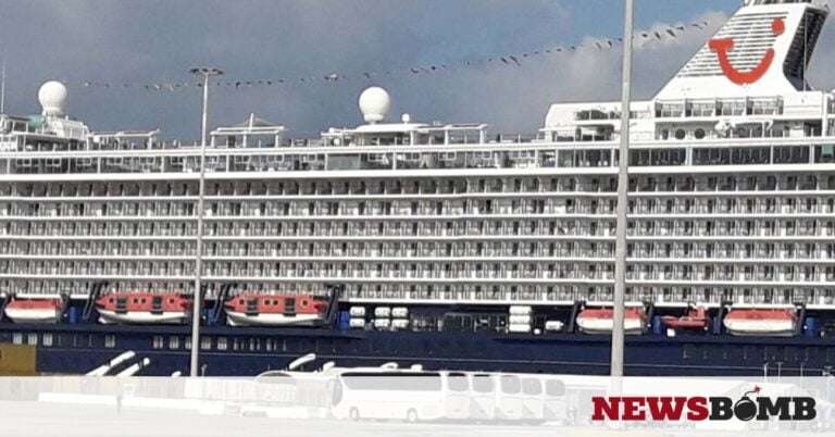 Κορονοϊός – Ηράκλειο: Κρουαζιερόπλοιο γεμάτο επιβάτες έδεσε στο λιμάνι εν μέσω lockdown