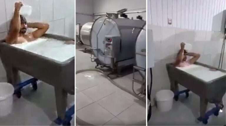 Τούρκος υπάλληλος έκανε μπάνιο στο… γάλα της γαλακτοβιομηχανίας! | newsbreak
