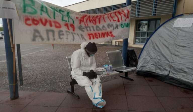 Κύμα συμπαράστασης στον τραυματιοφορέα που κάνει απεργία πείνας για 6η μέρα | newsbreak