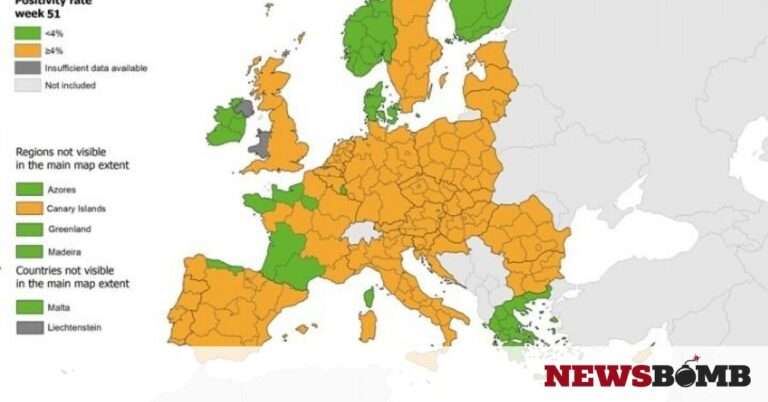 Κορονοϊός: Κάτω από το 4% ο δείκτης θετικότητας των τεστ covid-19 στην Ελλάδα