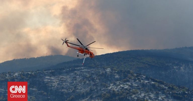 Φωτιά στην Πάρνηθα: «Καμπανάκι» Μαρουσάκη για επικίνδυνα φαινόμενα – Tι ισχύει με τις ριπές ανέμων