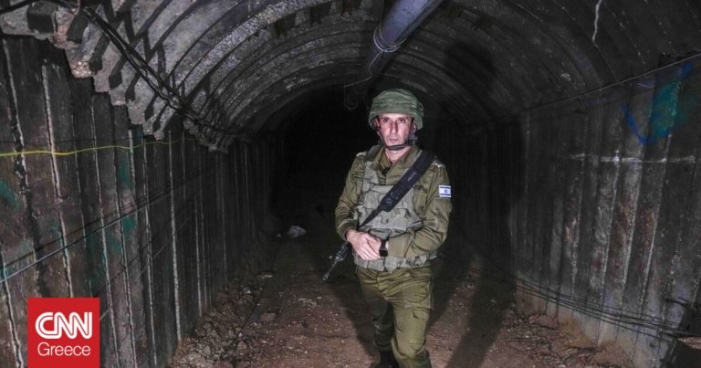 Ισραηλινός στρατός: Έδωσε στη δημοσιότητα βίντεο με τεράστιο δίκτυο τούνελ της Χαμάς
