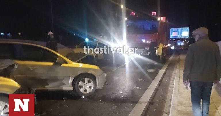 Αυτοκίνητο έπεσε στις μπάρες στην Εθνική Σερρών-Θεσσαλονίκης – Ένας τραυματίας