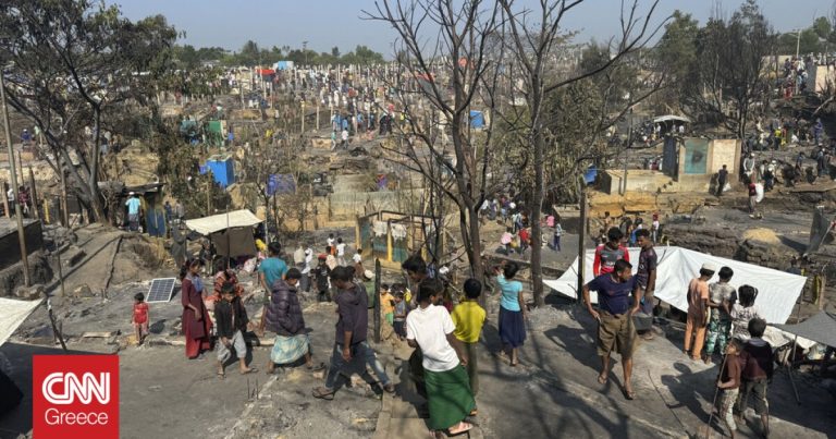 Μπανγκλαντές: Αστεγοι 7.000 πρόσφυγες Ροχίνγκια από πυρκαγιά που ξέσπασε σε καταυλισμό     