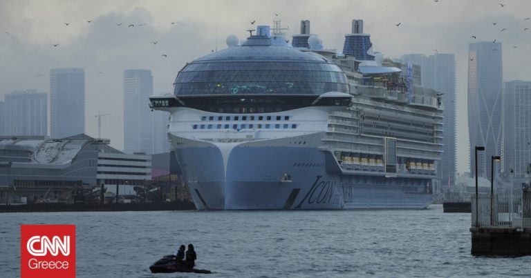 «Παρθενικό» ταξίδι για το μεγαλύτερο κρουαζιερόπλοιο του κόσμου – Ανησυχία για το καύσιμο κίνησης