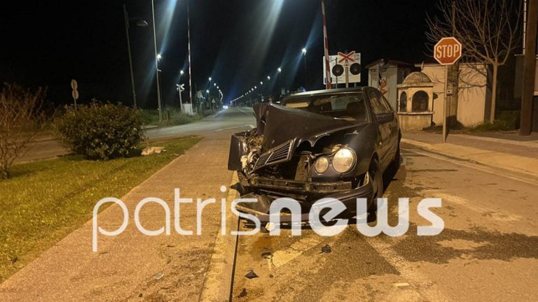 Πύργος: Σοβαρό τροχαίο στην Κατακόλου – Αυτοκίνητο εξετράπη της πορείας του και προσέκρουσε σε στύλο ηλεκτροφωτισμού