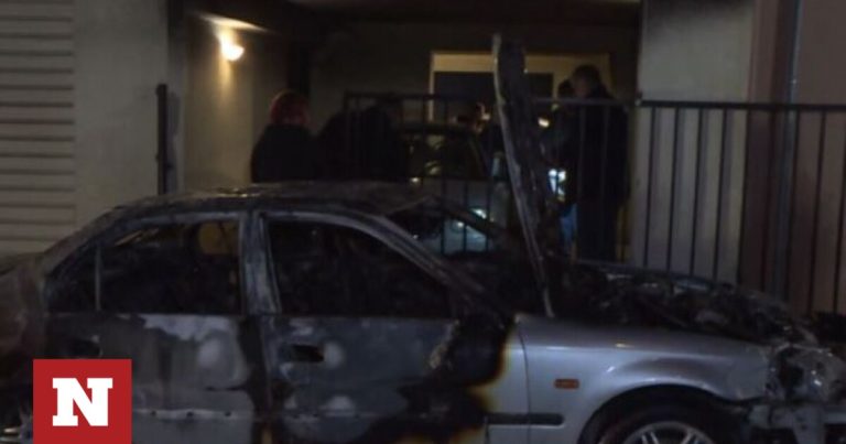 Θεσσαλονίκη: Στις φλόγες αυτοκίνητο έπειτα από έκρηξη – Κινδύνευσαν ένοικοι πολυκατοικίας